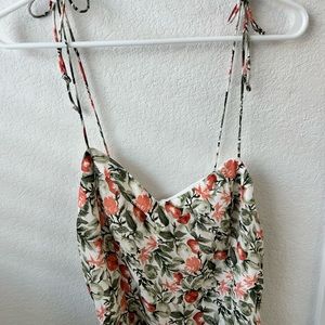 Abercrombie & Fitch Floral Crop Blouse